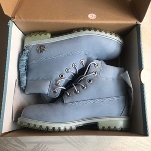 ice blue timberlands